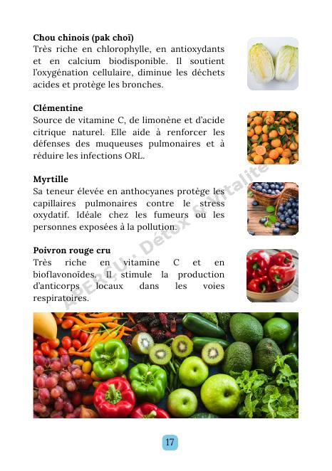 Page intérieure de l'e-book Poumons