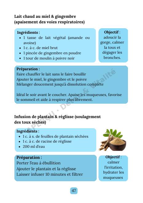 Page intérieure de l'e-book Poumons