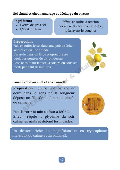 Page intérieure de l'e-book Sommeil