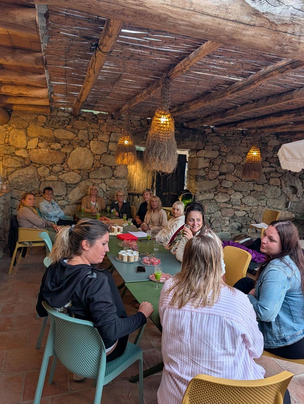 Accueil du groupe au domaine